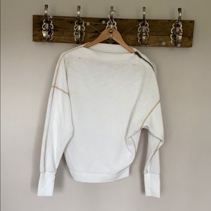 Free People Nikala Zip-Shoulder Top